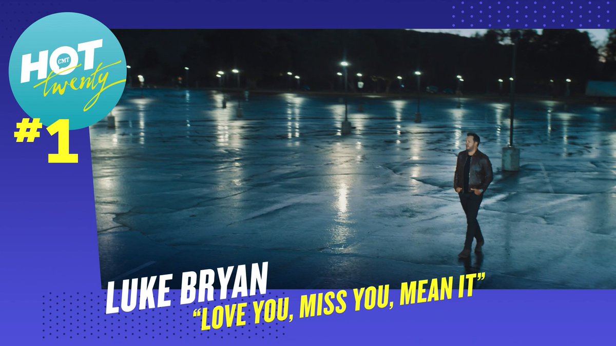 The king of the countdown is back at No.1 this week! Luke Bryan takes the top spot with “Love You, Miss You, Mean It” 👑