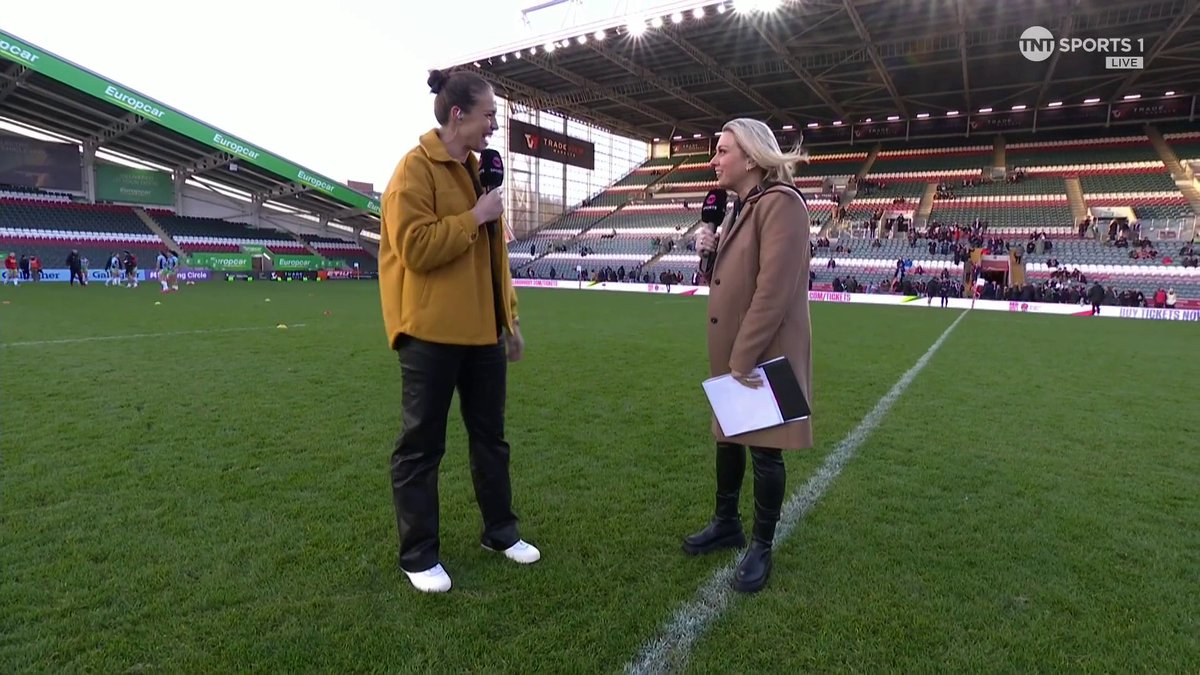 🤨 Crossword club, Padel tennis and the hairdryer treatment! 🗣️ Freddie Steward and Jack van Poortvliet give us the low down on their #EdSlaterCup win and looking forward to the England Rugby training camp! #GallagherPrem | #EdSlaterCup