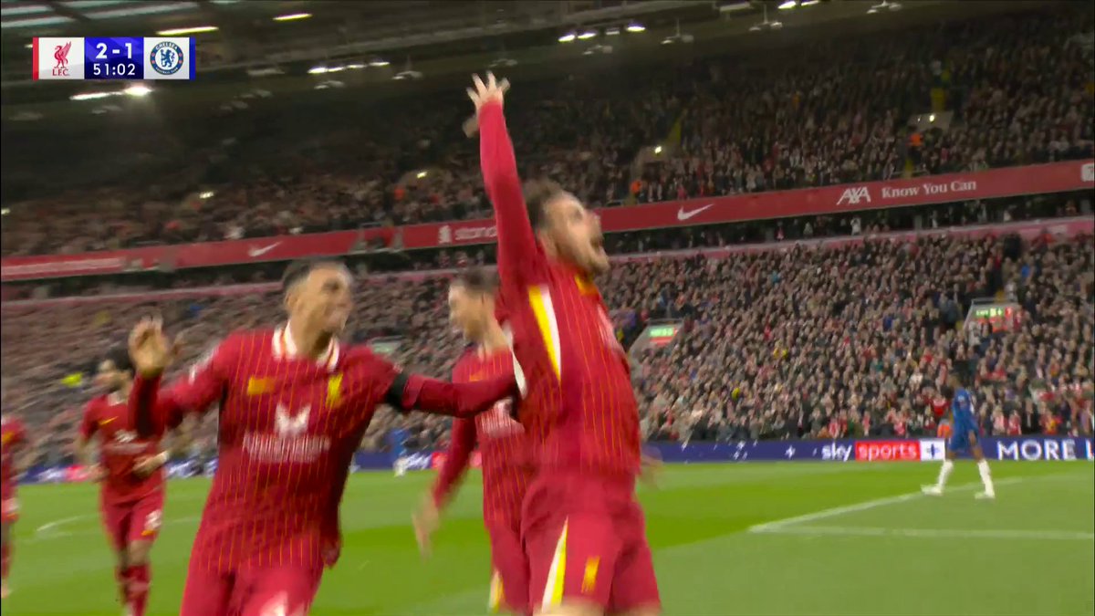 Curtis Jones RESPONDS immediately for Liverpool! 🤯