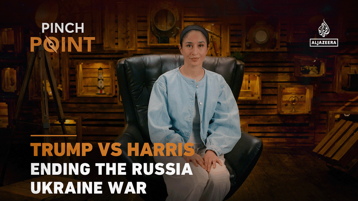 Russia's war on Ukraine has become a major election issue in the US. Since it began in 2022, Ukraine has become the top recipient of US foreign aid. So, how do the two presidential candidates propose they'll handle the war if elected? For Pinch Point, Maryam Nemazee explains ⤵️