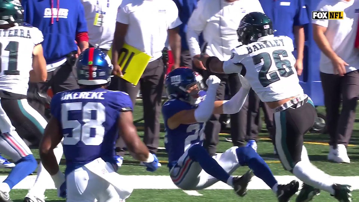 Saquon Barkley: “Not a revenge game.” Also Saquon Barkley: