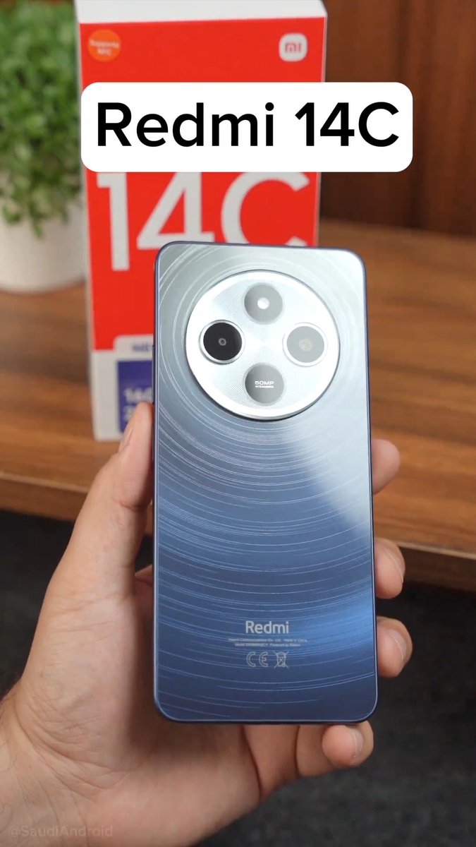 نظرة على هاتف شاومي الجديد Redmi 14C📱 تصميم عصري✅ شاشة كبيرة 120Hz✅ كاميرا AI 50MP✅ بطارية ضخمة✅ سعر ماله منافس✅ 🎁هدية للمتابعين الأعزاء🎁 ▪️رتويت للتغريدة. ▪️تابع حساب شاومي السعودية | Xiaomi KSA . وتدخل السحب على جهازين. #Redmi14C اعلان