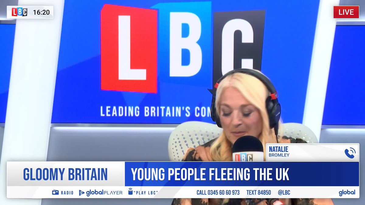 ’On a good month, he earns £16K…and he doesn’t pay any tax’. Caller Natalie tells Vanessa Feltz about her son’s earnings in Dubai as more young people leave the UK due to high taxes.