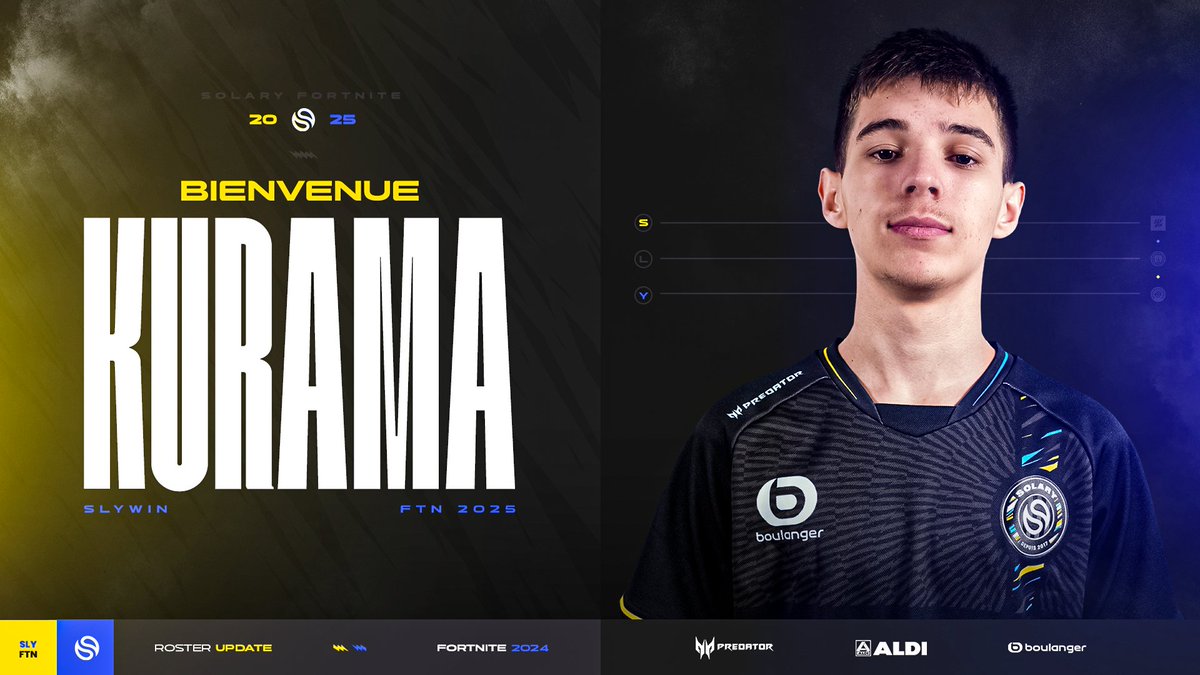 Il nous fallait LA pépite pour ce nouveau tournant ! M8 Kurama rejoint la famille et devient par ailleurs le plus jeune membre de Solary, bienvenue petit crack 💎 #SLY7