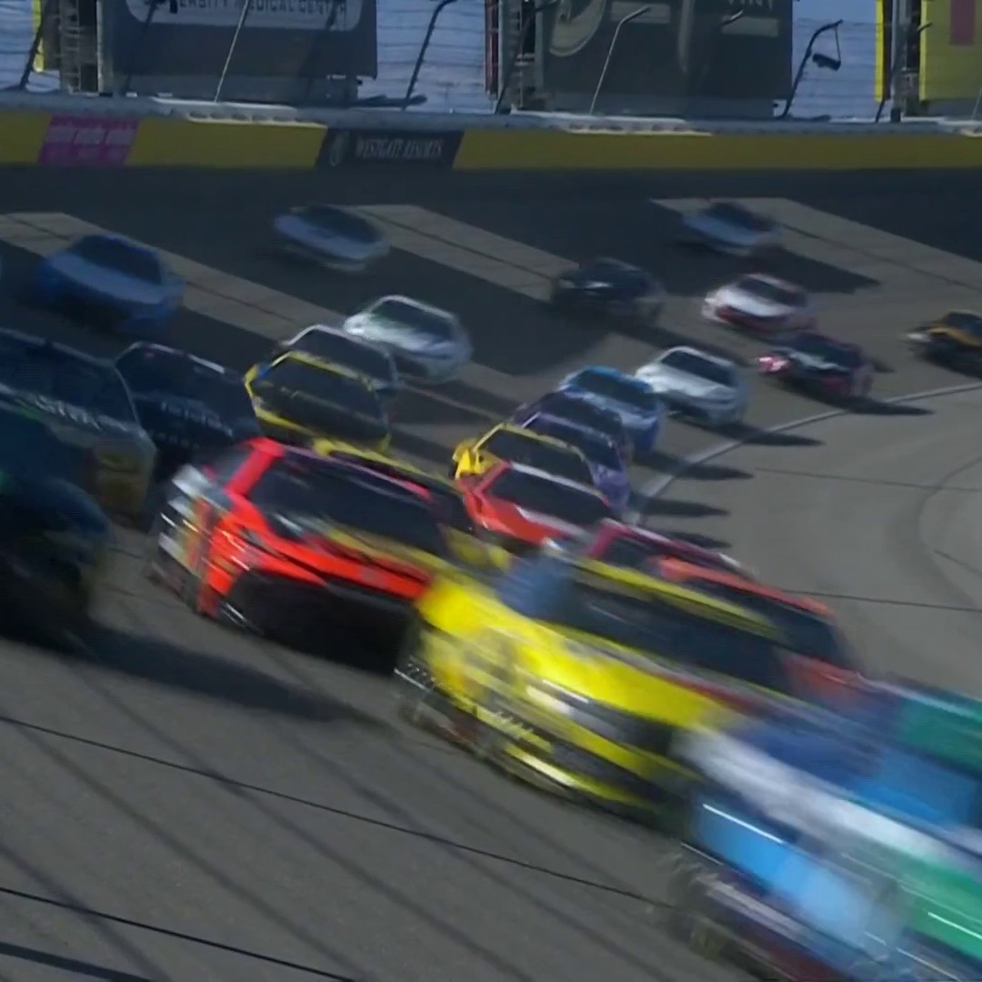 REPOST if you're watching the #NASCARPlayoffs on NBC! We're underway at Las Vegas Motor Speedway.