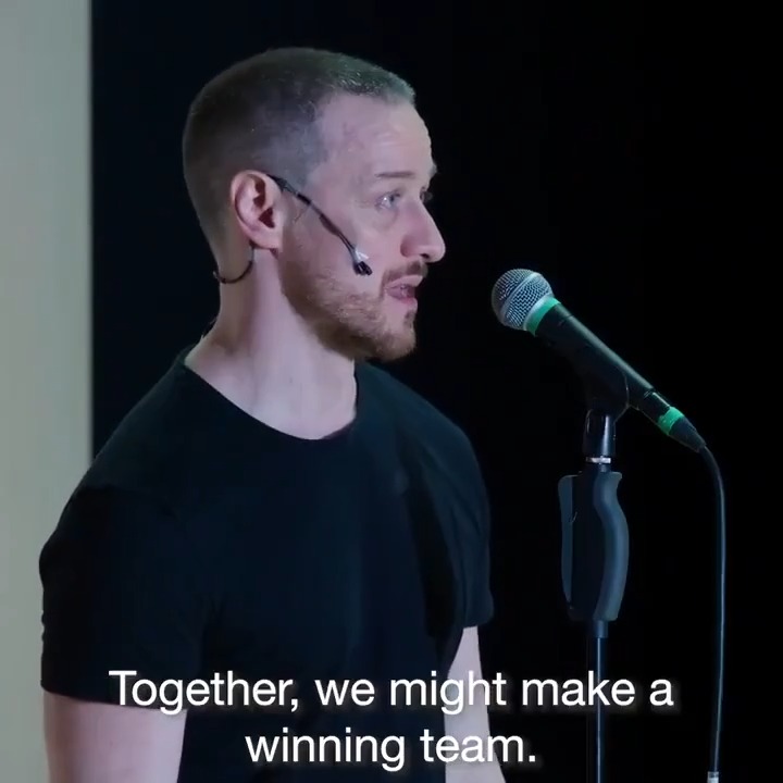 We could listen to James McAvoy talk all day🤭 🎭 Cyrano de Bergerac (2019)