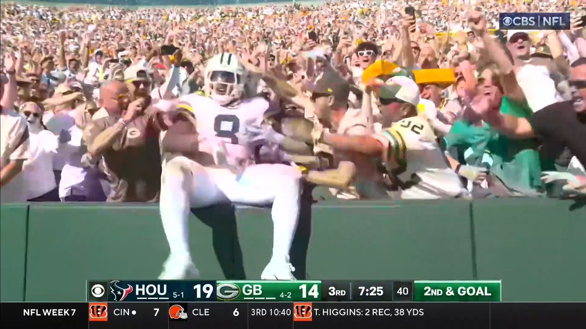 Josh Jacobs gets his first career receiving TD! #HOUvsGB