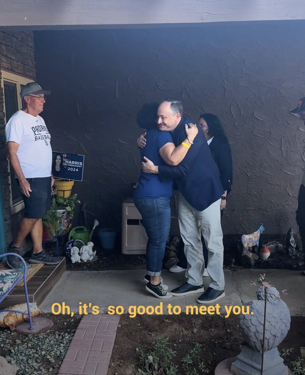 Had a great time door knocking in Yuma, Arizona yesterday. I will make sure Kamala gets your message, Lynn!