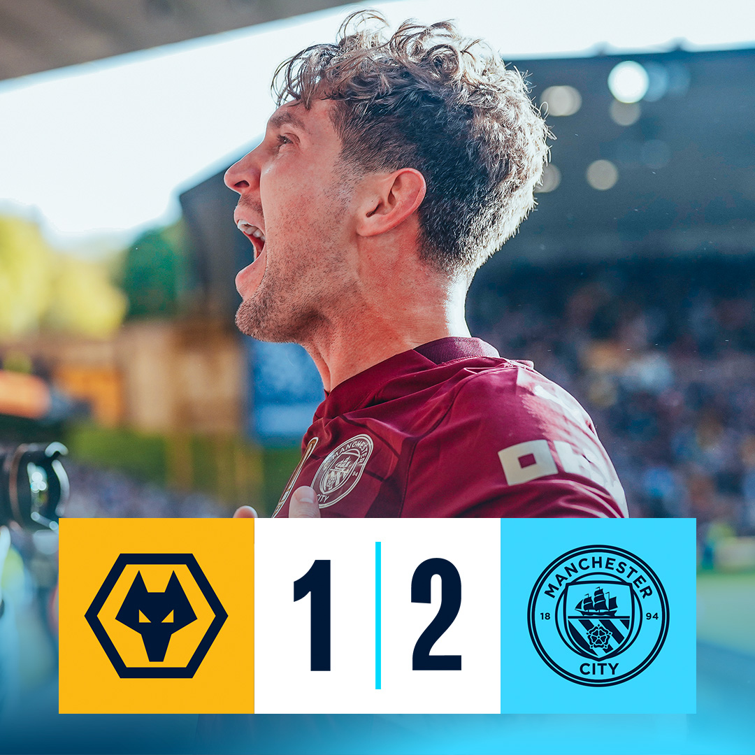 John Stones' last gasp header secured all three points at Wolves! 👊 Watch the highlights ⤵️