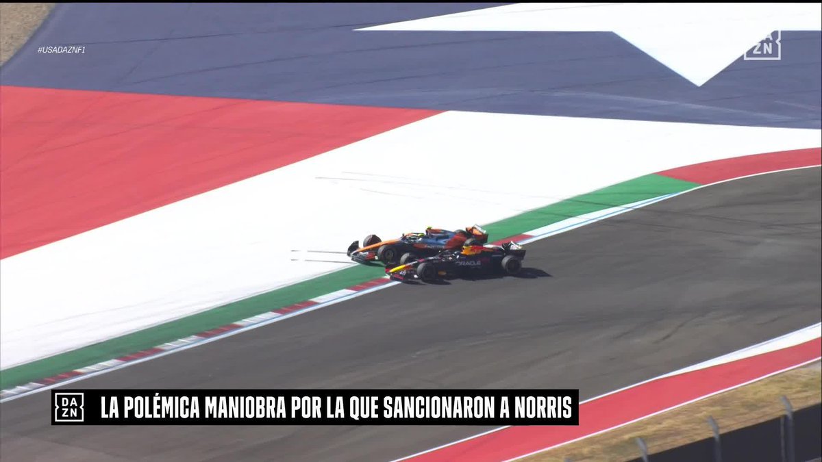 ¿ES JUSTA LA SANCIÓN A NORRIS? 💭🤔 Analizamos la maniobra que marcó la carrera en Austin #USADAZNF1 🇺🇸