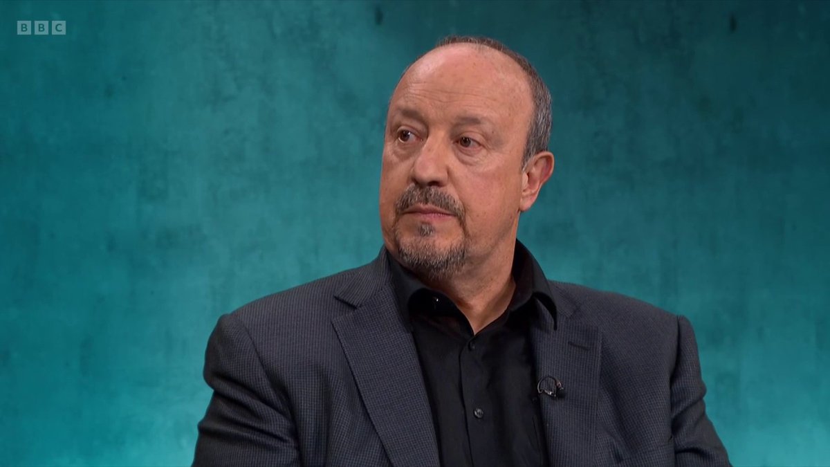 Rafa Benitez says Arne Slot's Liverpool have the right mentality to stay at the top of the table. #MOTD2 #BBCFootball