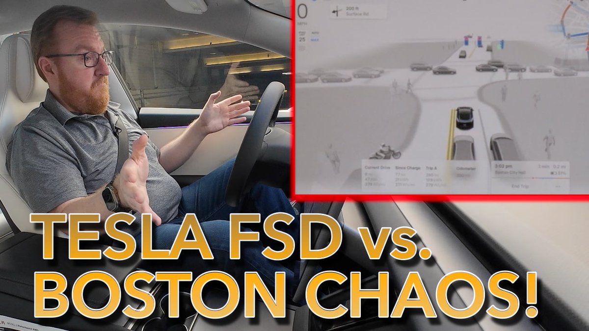 NEW: My 2-hour deep dive into Tesla's FSD 12.5 vs. Boston's notorious traffic! An unfiltered look at the good, bad & surprising. It's my unscripted monologue of in-depth analysis on Tesla, Tesla_AI & the future of driving. Watch, like & share — answering q's in replies!