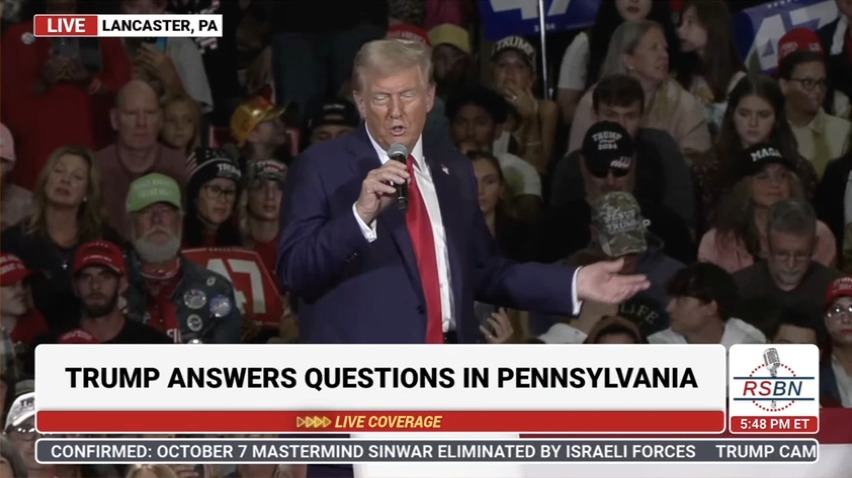 Trump announces he plans to impose a 20% tax on all imported goods, including food, clothes, and cell phones: “Tariffs... it’s my favorite word”