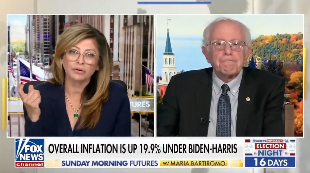 Bernie Sanders: "I think what's very dangerous—very dangerous—is Donald Trump thinking climate change is a hoax. No scientist agrees with him."