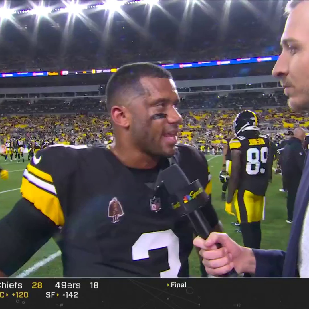 Russell Wilson is IN THE ZONE for Sunday Night Football. 🔥 #HereWeGo 📺 NBC & Peacock