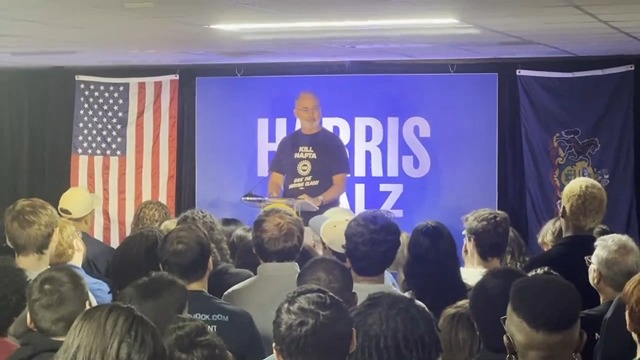 UAW President Shawn Fain: Donald Trump, a 78-year-old who’s spent his life screwing over workers, was putting on a show today playing dress-up at McDonald’s to act like he’s one of us. Kamala Harris doesn’t have to put on a show. She actually wore the uniform