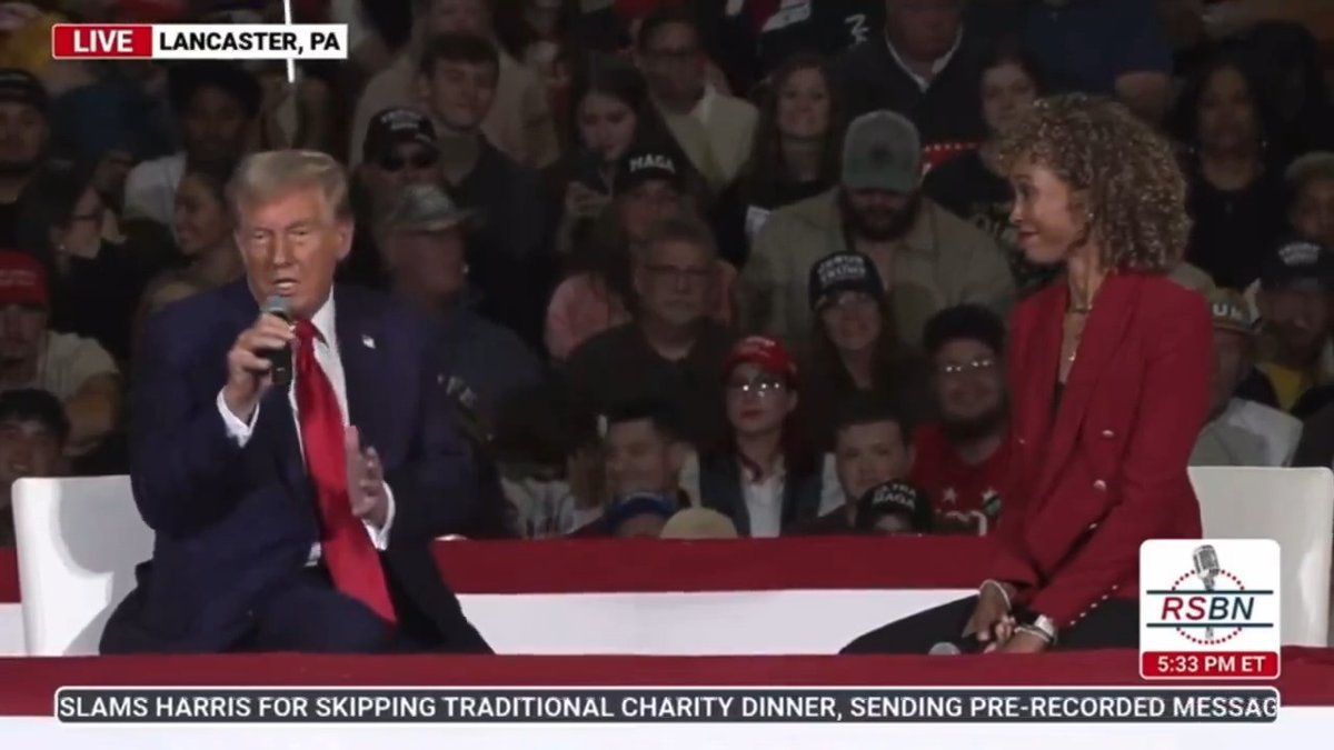 Today, Trump: —Continued to insist he is not cognitively declining while still refusing to release his medical records —Appeared to forget his age and went on an unintelligible rant about “donuts” and “stoves” —Said Americans who don’t support him are the “enemy” while dictators like Putin “might not be enemies” —Said “there was a beauty” and “love” to insurrectionists storming the Capitol on January 6