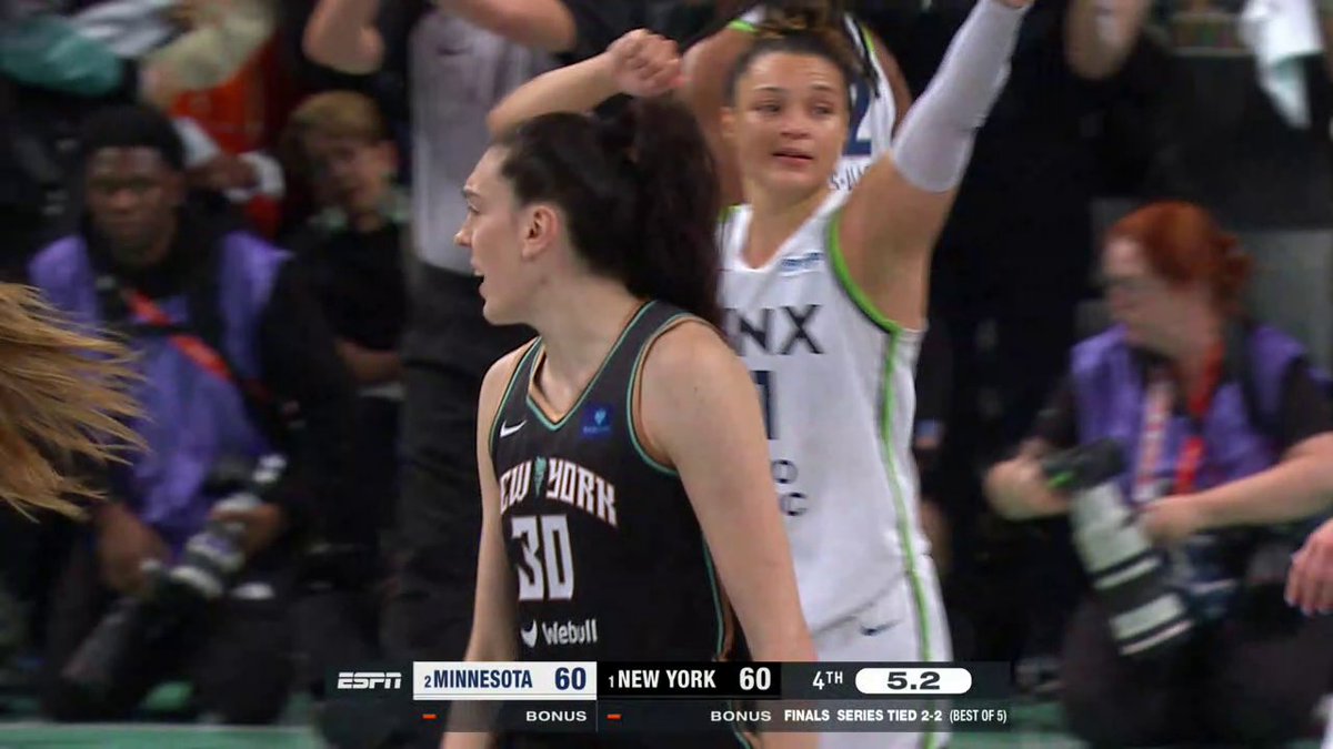 Stewie cold as ice 🥶 OVERTIME IN GAME 5 OF THE WNBA FINALS‼️