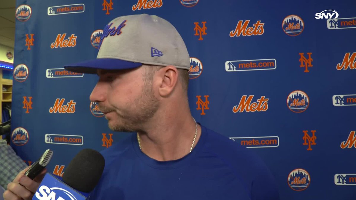 Pete Alonso was asked to sum up his last six seasons: "I've loved being a New York Met. I love representing the city of New York, I love representing Queens. This has really been special."