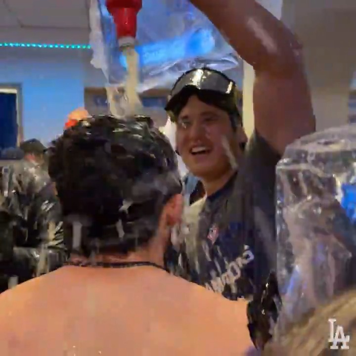 POV: You're celebrating in the clubhouse