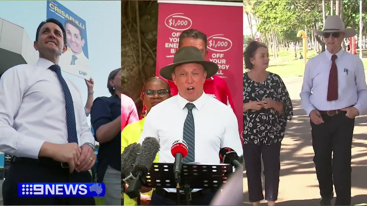 Exclusive new statewide polling shows Labor is closing the gap on the LNP, just five days out from the election. Tim Arvier Abbey Geran Josh Bavas #9News