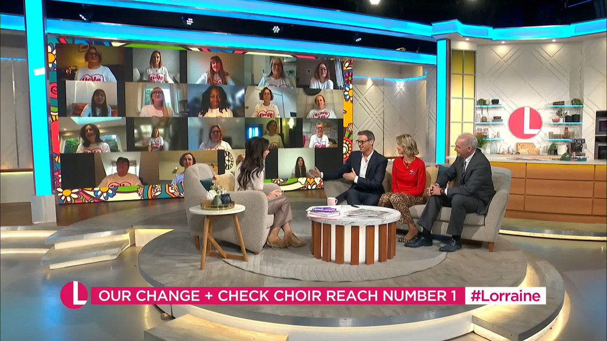 'It was a powerful, powerful week and I've never eaten so much cake in my life!' After rereleasing Love Is All Around in collaboration with our Change+Check choir to raise breast cancer awareness, Marti Pellow opens up about the song reaching number one! #Lorraine