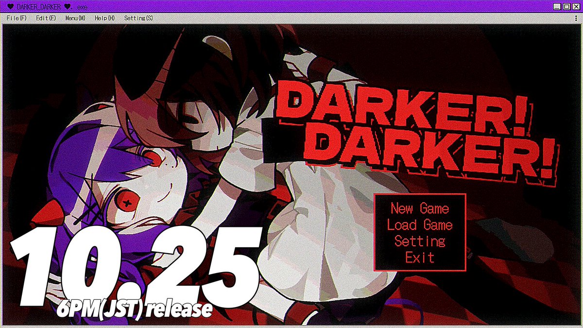 10/25 6PM(JST) NEW SONG! ‘DARKER! DARKER!’ 🎨 : 누을 ɴᴜᴇᴜʟ🏳️‍🌈🕯 #VOCALOID #하츠네미쿠
