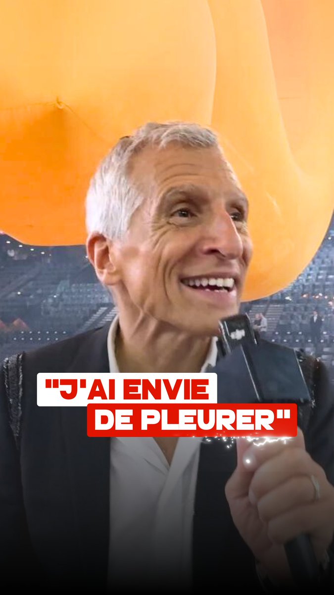 #TaratataBercy40 La réaction de Nagui juste après le show à l' Accor Arena. Fondation pour la Recherche Médicale France tv #France2 #AccorArena