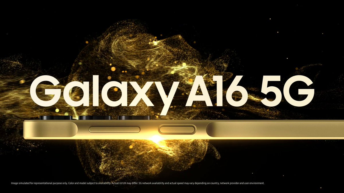The wait is over. It’s time to #GoAwesome with the all-new #GalaxyA16 5G! With an incredible Ultra Wide Camera, bright sAMOLED Display, spectacular call clarity with Voice Focus, and so much more, get ready to live out loud and celebrate every moment.
