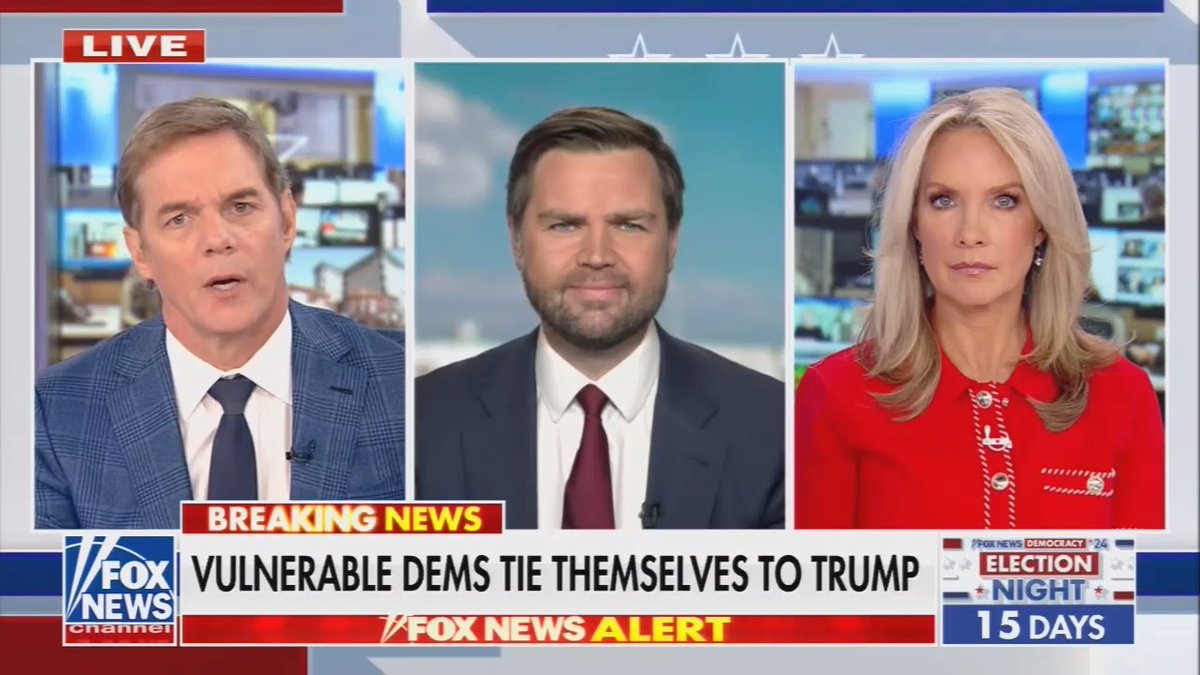 Q: Trump keeps calling Americans who don’t support him ‘the enemy within.’ Why is that necessary? Vance: Well, Trump is speaking from the heart