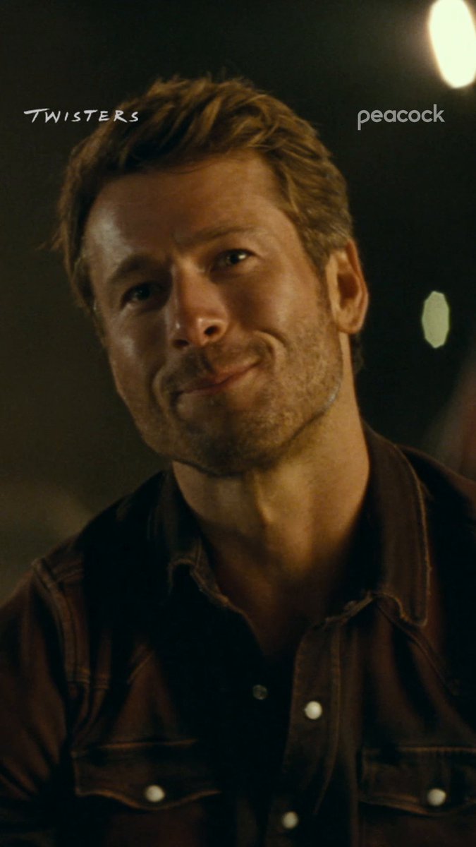 Wow, happy birthday to Glen Powell and also to me 🥵 #Twisters arrives November 15 on Peacock.