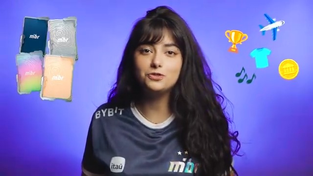 O que eu ganho colecionando esses NFTs, Mi? Você pode ganhar viagens para Los Angeles e conhecer nossa line de VALORANT. Pode ganhar jerseys exclusivas e ganhar um item raro do MIBR. Quer mais??? Fique de olho, porque podem ter mais novidades vindo por aí 👀 @BybitPortugues 💙