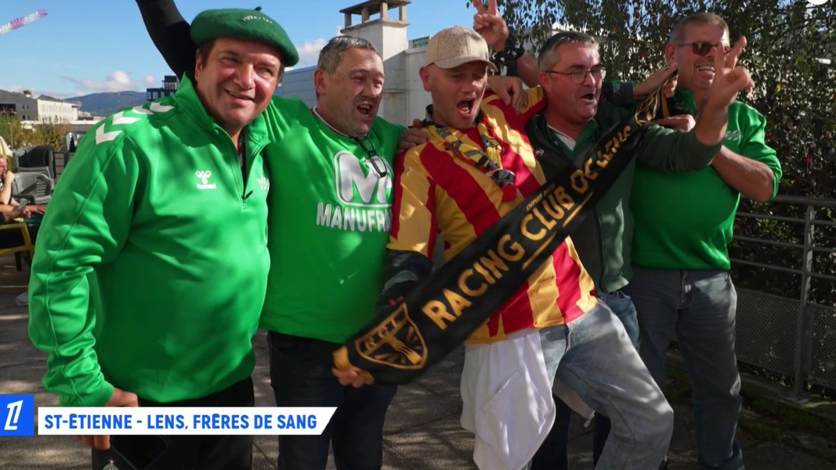 Le sujet qui fait du bien. Rien que de lโamour entre les lensois et les stรฉphanois โฅ๏ธ #LeMagLigue1 AS Saint-รtienne Racing Club de Lens