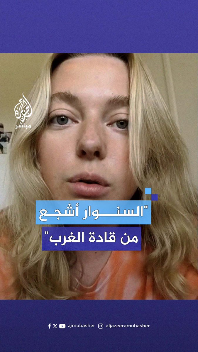 "الثوار فقط من يقاتلون للنهاية".. ناشطة أجنبية تحتفي بشجاعة السـ.ـ،ـنوار في لحظاته الأخيرة
