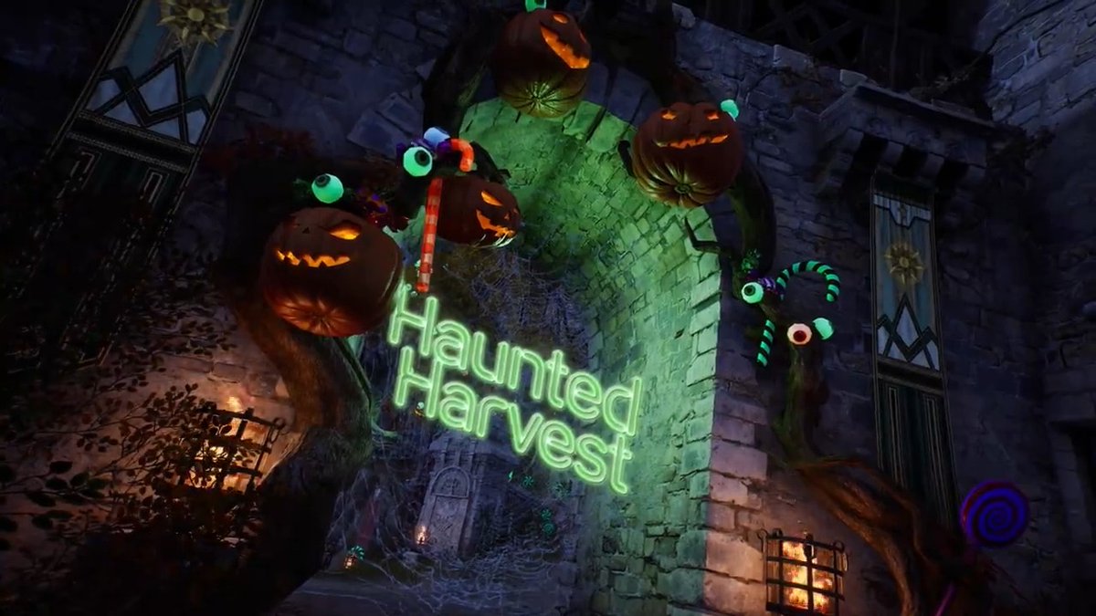 Solisium's spookiest time of the year draws near 🎃 🍬 👻 💀 Haunted Harvest starts October 24. Full details tomorrow.