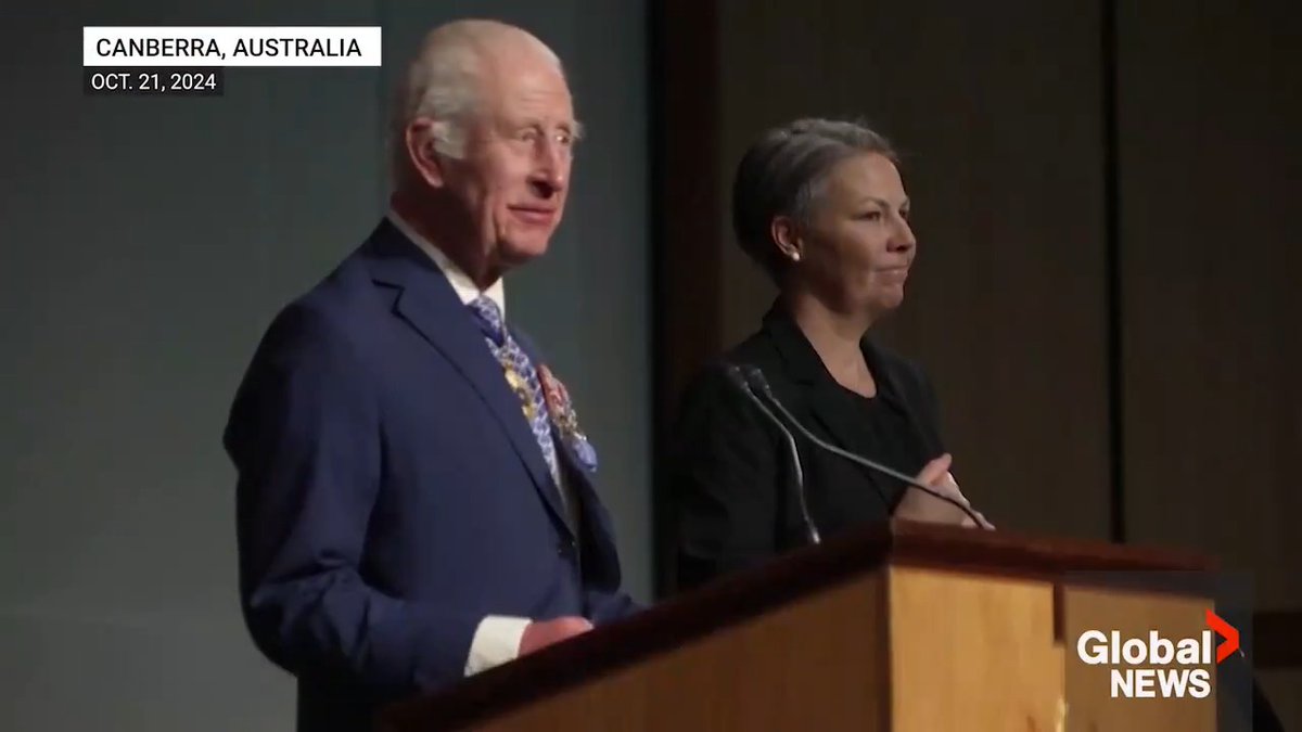 WATCH: Australian Sen. Lidia Thorpe on Monday accused Britain's King Charles of committing genocide against the Australian Aboriginal people during a parliamentary reception for the monarch in Canberra. Read more: