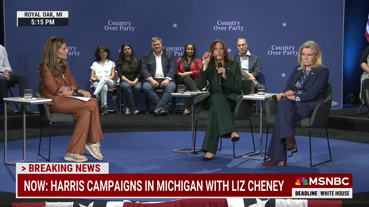 While campaigning in Michigan with Liz Cheney, Vice President Harris speaks to what people are feeling around the country. "Every individual has the power to make a decision about what this will be so let's not feel powerless," she says.