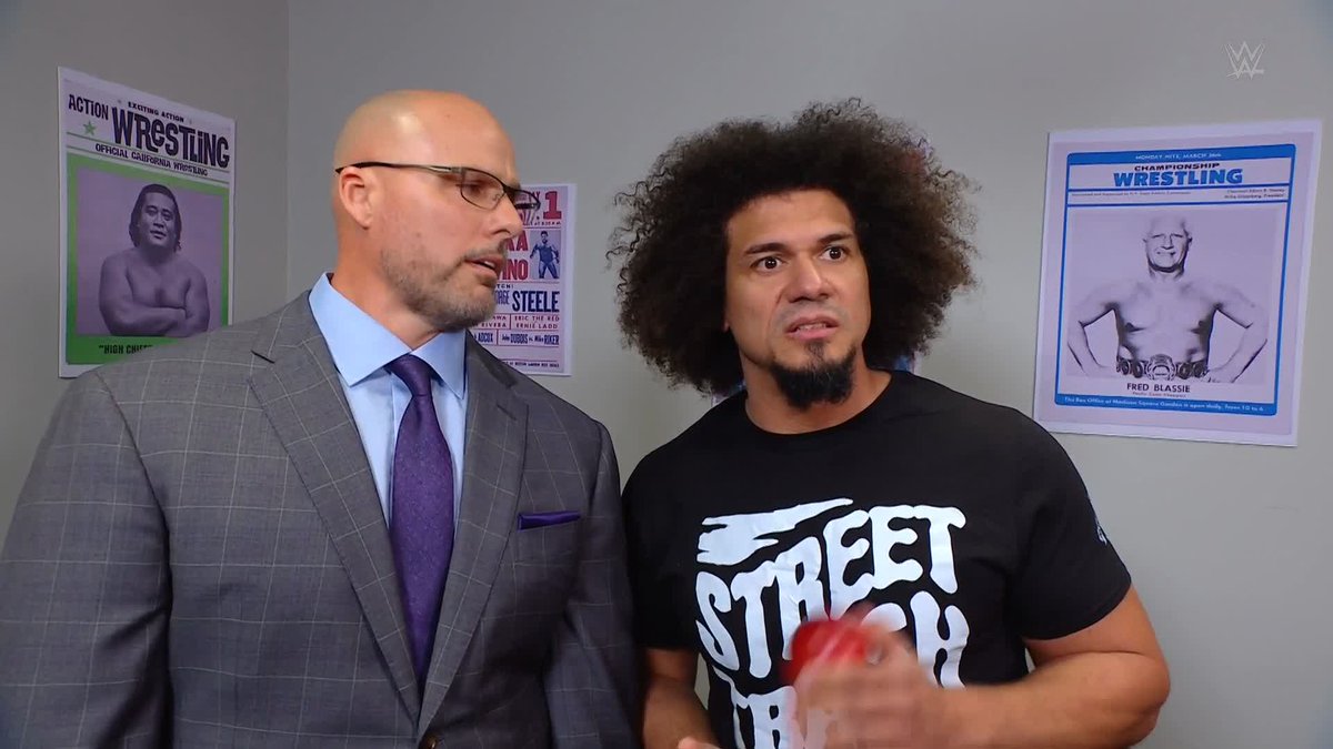 BOLD move, Carlito. Let's see how it plays out... #WWERaw
