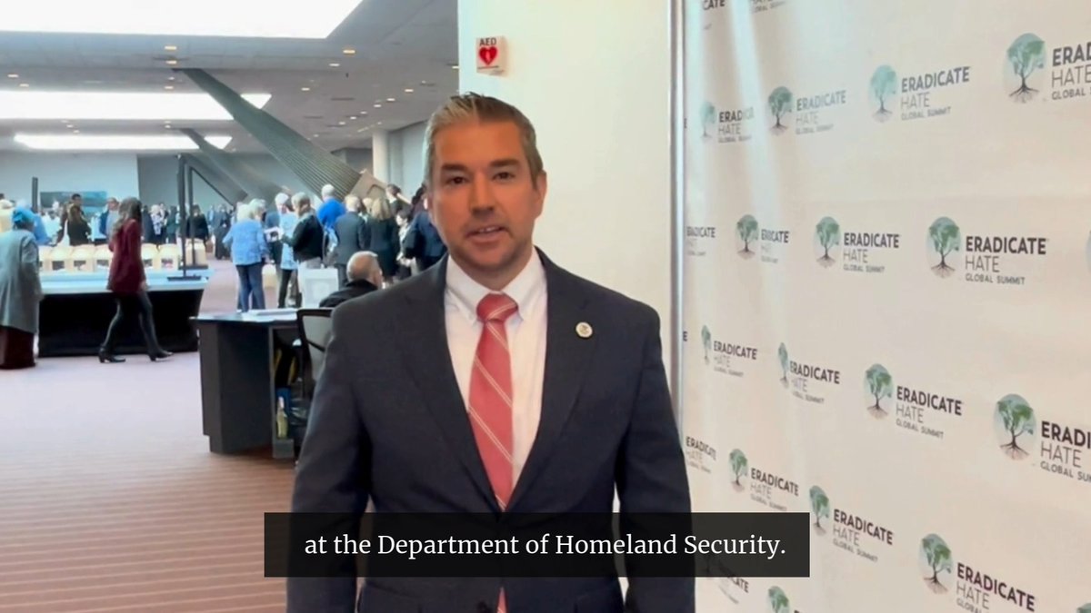 Bill Braniff, Director of the Center for Prevention Programs and Partnerships, speaks from the Eradicate Hate Summit in Pittsburgh, discussing DHS's efforts to prevent targeted violence nationwide and our collaboration with state and local partners. ⤵️