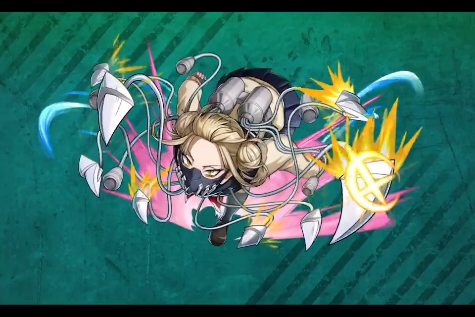 【イベントガシャ】 『集結せし戦線！追跡作戦』開催中！ ＼新プレイキャラ／ UR【好きの生存競争】トガヒミコ 新機構のアイテムを身に着けて強襲する「トガヒミコ」が、力タイプのURキャラで新登場！ 確率UPの大チャンス！ 期間:～11/1(金)14:59予定 #ヒロトラ #ヒロアカ