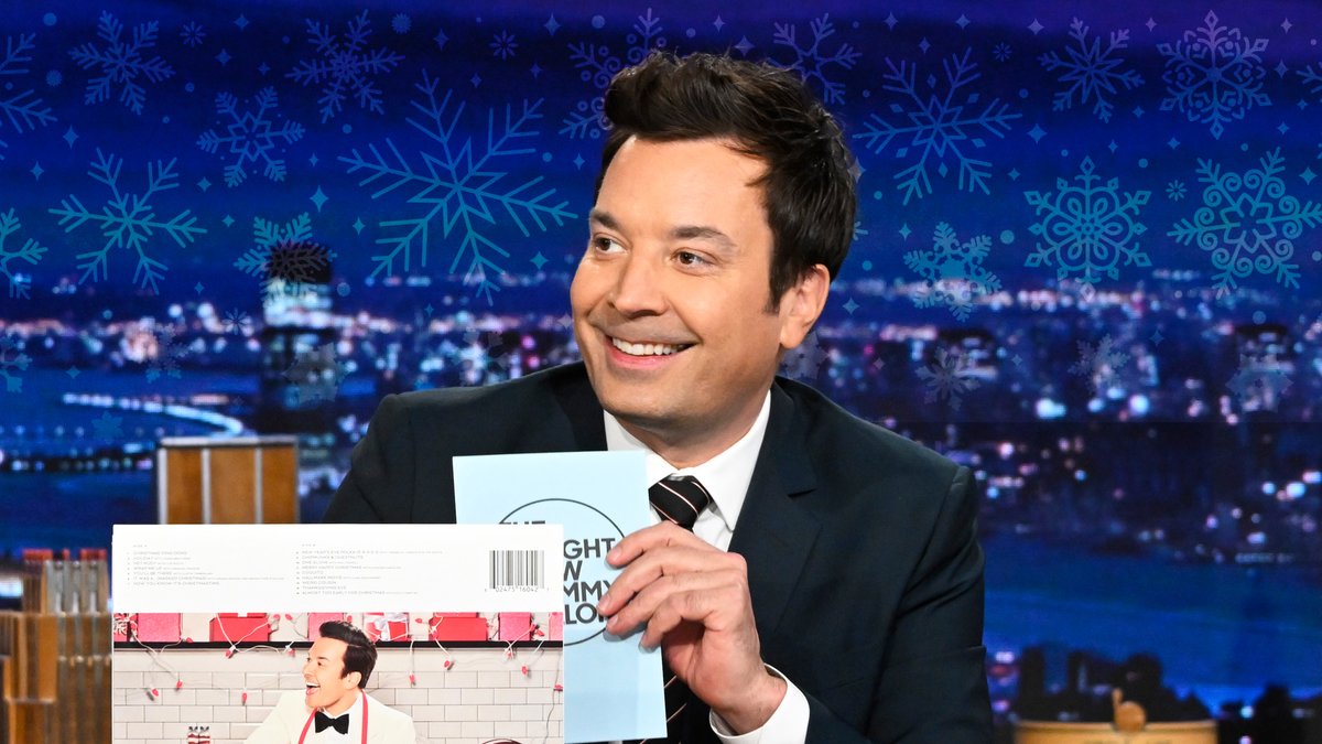 Jimmy reveals the tracklist for his upcoming holiday album featuring Jonas Brothers, The Roots, Meghan Trainor, Justin Timberlake, Ariana Grande, TINA SNOW, Al Yankovic, Will Ferrell, Chelsea Handler, Cara Delevingne, and Dolly Parton! #HolidaySeasoning #FallonTonight