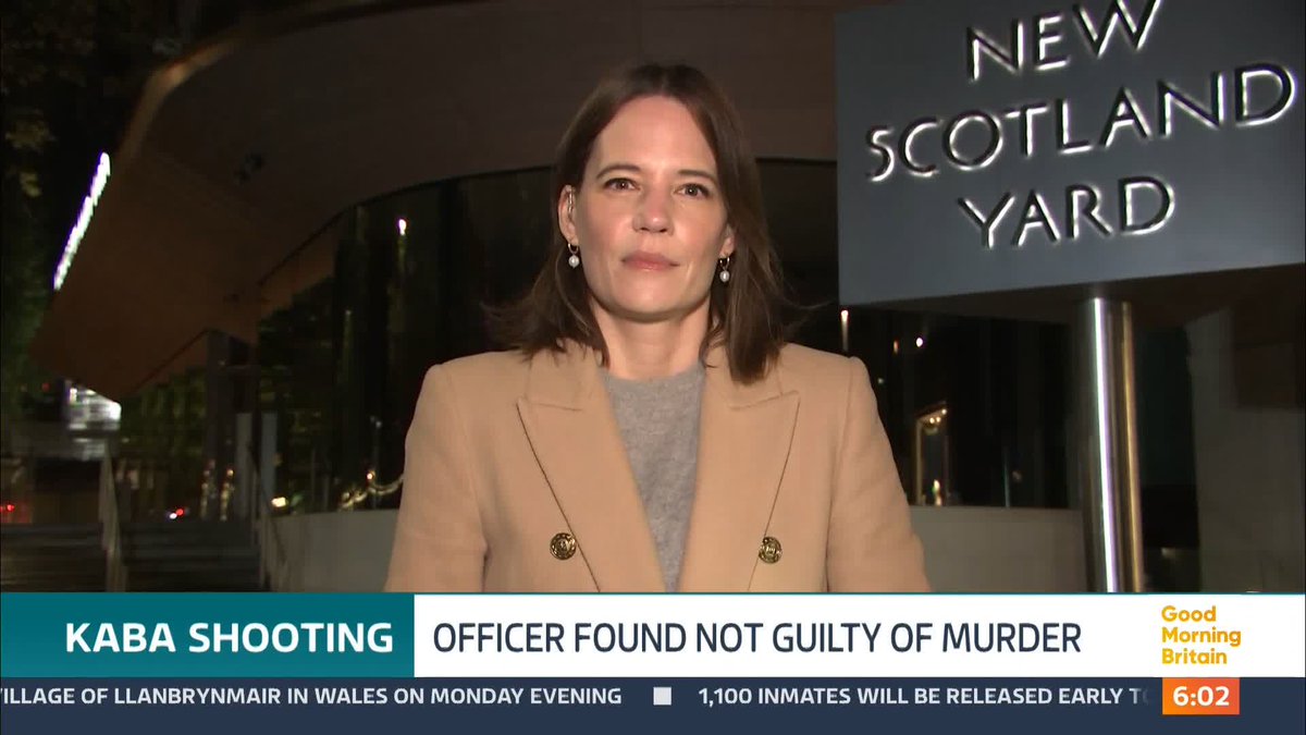 A police firearms officer cleared over the murder of Chris Kaba, could face a disciplinary hearing amid outrage from the 24-year-old's family. Martyn Blake stood trial at the Old Bailey for shooting Kaba through the windscreen of his car in 2022. Louisa James reports.