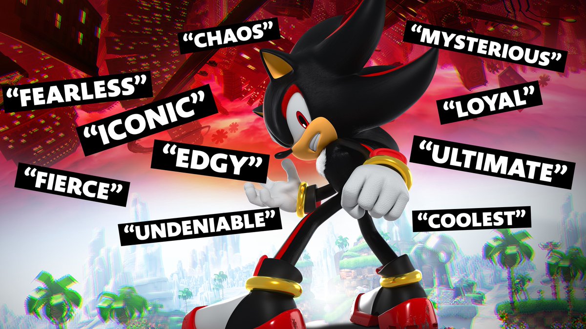 How would you describe Shadow the Hedgehog in one word? This is how creators answered!