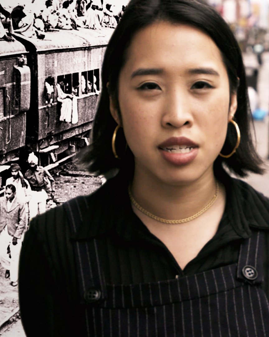 " ที่อังกฤษสร้างรถไฟให้อินเดีย เปรียบเทียบเหมือน มีโจรบุกบ้าน โจรสร้างรางเลื่อนเพื่อขนของที่ขโมย ออกจากบ้านได้ง่าย ๆ ส่งบิลค่าสร้างรางเลื่อนให้ จข. บ้านจ่าย แล้วโจรยังคาดหวังเสียงปรบมือจาก จข.บ้านด้วย ที่โจรอุตส่าห์สร้างรางเลื่อนไว้ให้ "