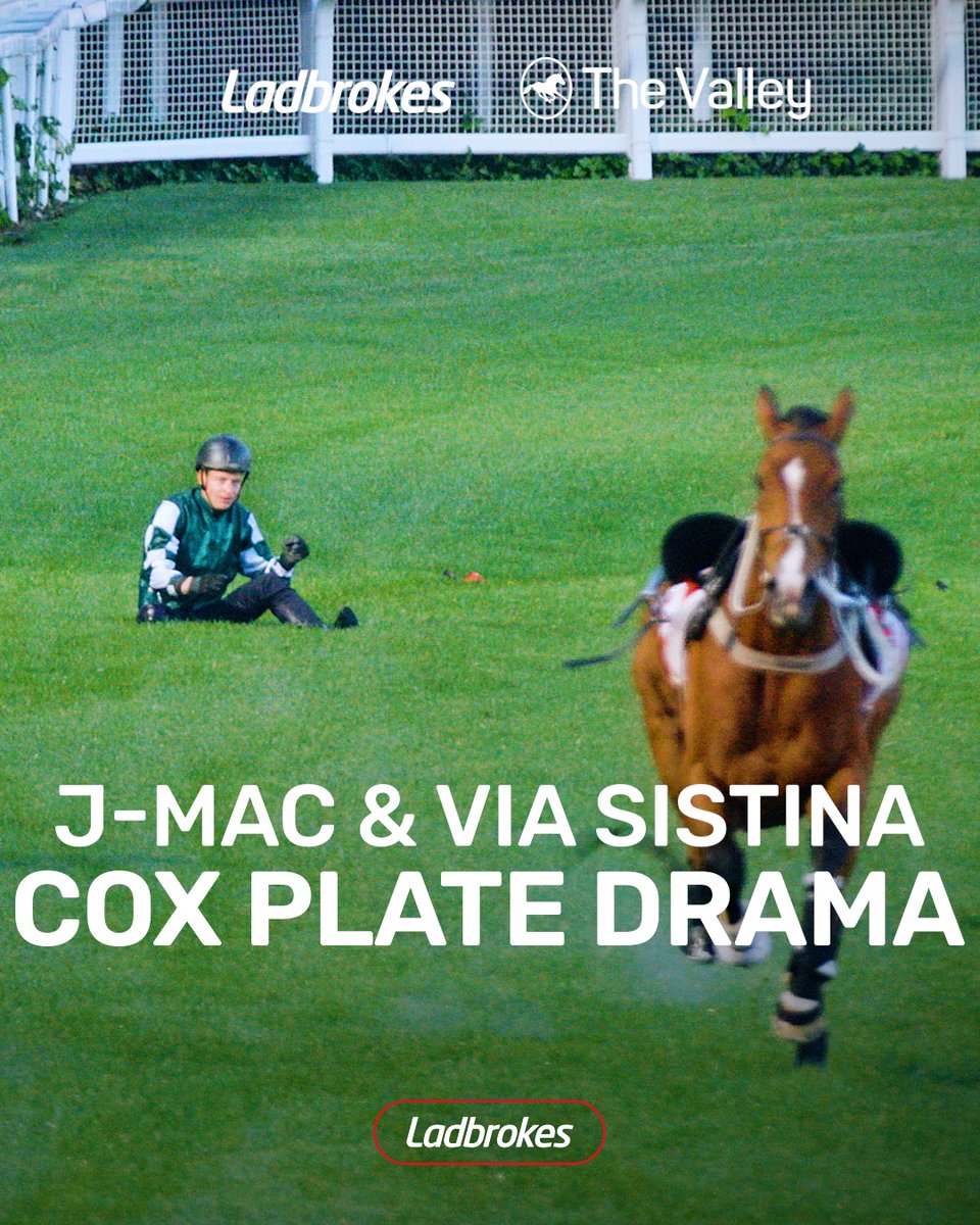 It was the final Cox Plate gallop that quickly turned to drama… We have exclusive footage of J-Mac's fall from Via Sistina as they prepared for Saturday’s feature at Moonee Valley Racing Club 🎥