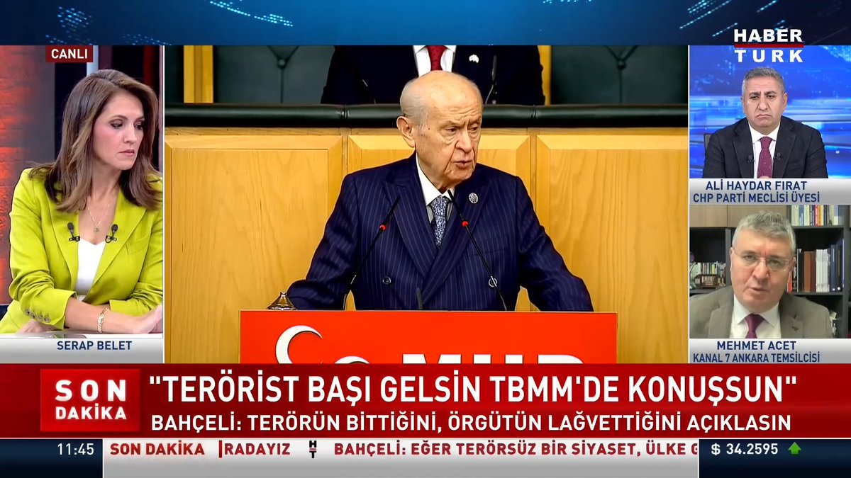Devlet Bahçeli'nin açıklamaları nasıl değerlendirilmeli? Kanal 7 Ankara Temsilcisi Mehmet Acet #ParaGündem'de değerlendirdi.