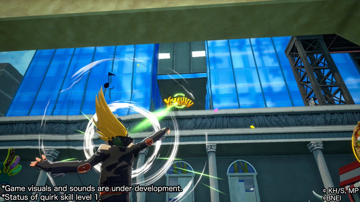 Present Mic Quirk Skill Intros! Quirk Skill α: Shouting Voice A long-range attack that emits a sound wave. The sound wave gradually increases in size as it travels and its power changes based on distance. #MHUR