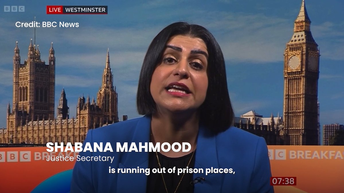 We will build more prisons, but we cannot build our way out of this crisis. That's why we have launched a sentencing review today. This will ensure the Government is never again forced to rely on the emergency release of prisoners. Read more: