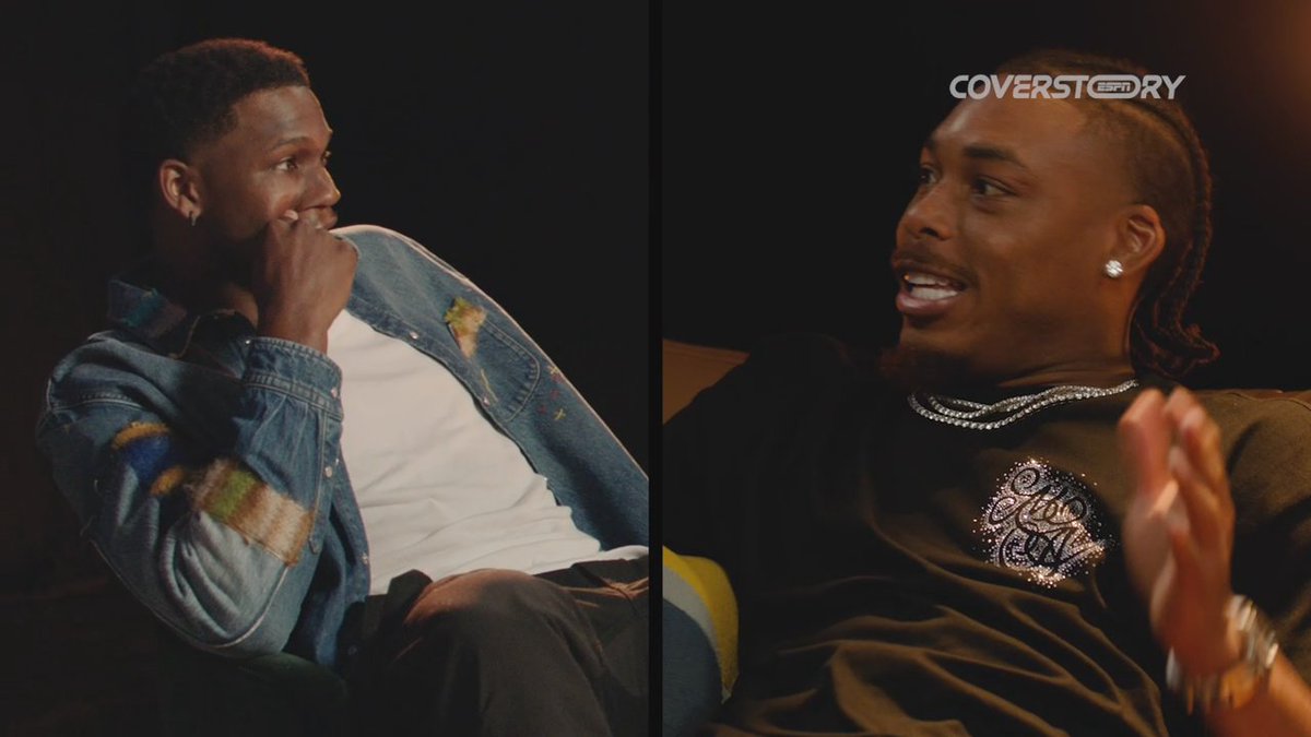 Anthony Edwards and Justin Jefferson did way more than just recreate the iconic Kevin Garnett and Randy Moss photo 🍿 Go behind the scenes of the latest ESPN Cover Story: Minnesota’s Coldest ➡️