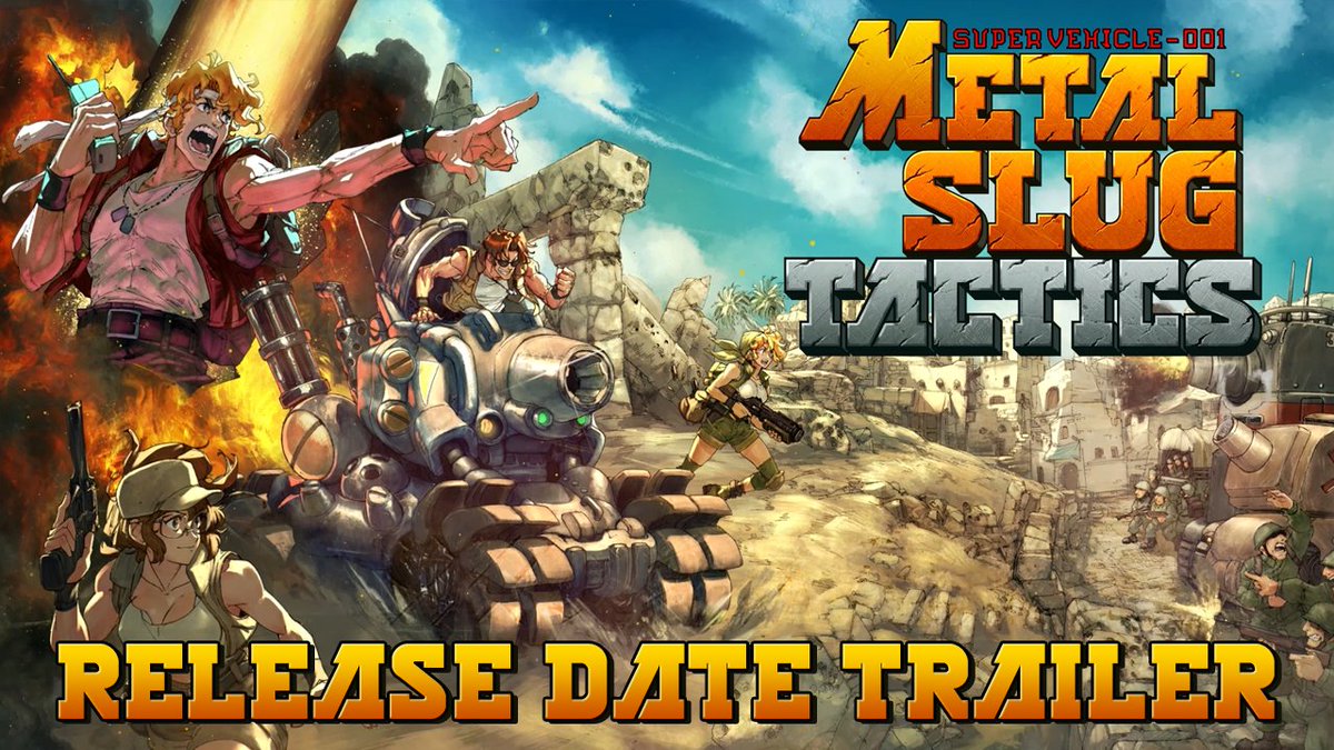 💥MISSION START!💥 Metal Slug Tactics launches Nov. 5th with legendary Ikari Warriors Clark, Ralf, and Leona! SNK GLOBAL x Leikir Studio